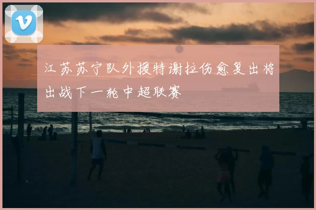 江苏苏宁队外援特谢拉伤愈复出将出战下一轮中超联赛